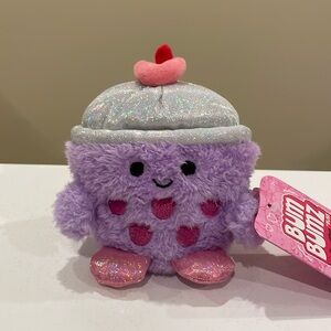 NWT 5” Bowen the Purple Boba Drink🧋SweetBumz Valentine Bumbumz by Russ SERIES 3